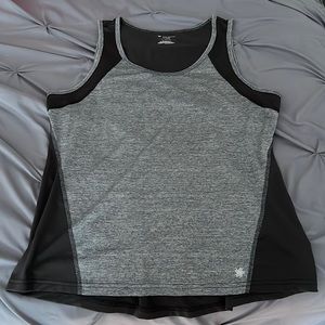Gray Workout Tank Top